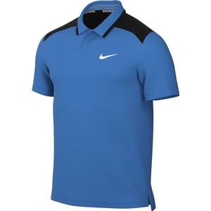 Nike Heren M Nkct Df Advtg Polo, Lt Photo Blue/Black/White, FD5317-435, 2XL