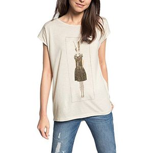Esprit EDC 075CC1K035 – T-shirt – dierprint – korte mouwen – dames - - 36