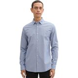 BE PART - Vrijetijdsshirt - Slim Fit - Patroon - Lange Mouwen - Popeline