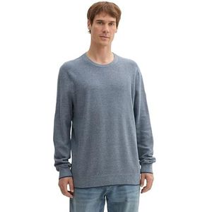 TOM TAILOR heren trui, 36446 - Nighttime Blue Multicolor, 3XL