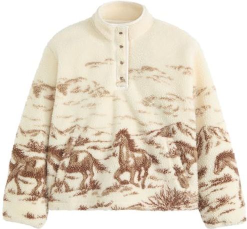 Sweatshirt met opstaande kraag, model 'KASEY'