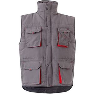 Velilla 205902 8/12 L vest, tweekleurig, maat L, grijs