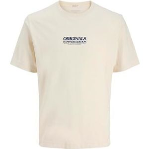 JACK & JONES - Shirt - Marine - Motiefprint - Kwartmouw