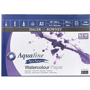 Daler-Rowney Aquafine aquarelpapier fijnkorrelig A3 12 vellen 300g/m