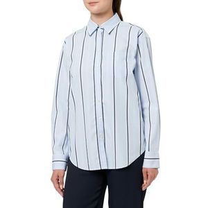 REL Classic POPLIN gestreept shirt, blauw, 34