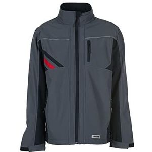 Planam Softshell-jas ""Highline"", 1 stuk, maat XL, leigrijs/zwart, 2382056