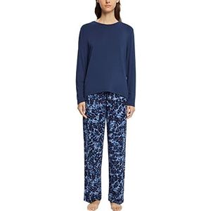 ESPRIT Bodywear Dames Seasonal Print MO NW Pyjama Pyjamaset, Ink 2, 44