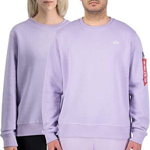 ALPHA INDUSTRIES EMB Pale Violet Unisex Sweatshirt, Paars, 3XL