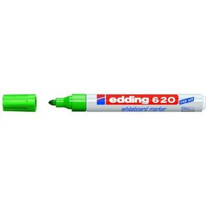 Edding e-620 whiteboard-markeringen, ronde punt, 1,5 tot 3 mm, groen, 10 stuks