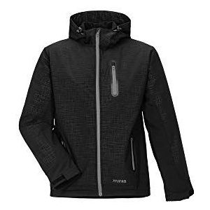 Planam Softshell jas Winter Cube, maat L, zwart, 3700052