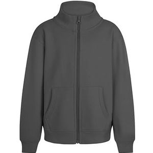 Mukua SZ270K Cooper Kids Sweatshirt voor kinderen, met ritssluiting, donkergrijs, maat 5/6, Donkergrijs, 5-6 años