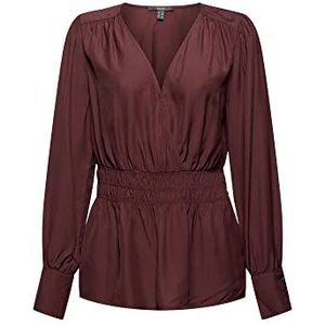 ESPRIT Collection Damesblouse, 600/bordeaux red, 34