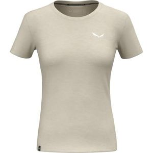 Salewa - Eagle Minilogo - Merino T-shirt - Oatmeal - Dames