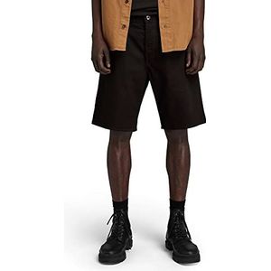 G-STAR RAW Men's Triple A Denim Shorts, Zwart (Pitch Black D304-A810), 36, zwart (Pitch Black D304-A810), 36W