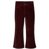 Broek - Ribfluweel - Geometrische Retro-print - Regular Fit - Mini Me-versie