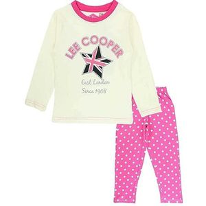 Lee Cooper Pijama meisjes set, Wit, 6 Jaren