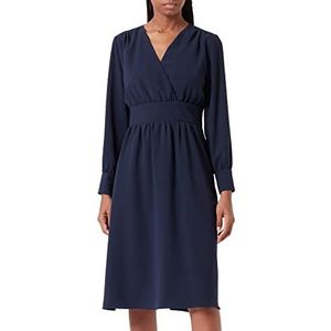 Seidensticker Dames 133616 Jurk, Donkerblauw, 34
