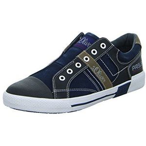 s.Oliver heren 14606 low top, Blauw Navy 805, 40 EU