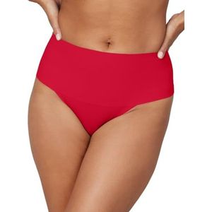 Spanx Onzichtbare tanga voor dames, rood (Red Pop), XL