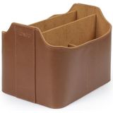Londo - Leder Organisator - Lichtbruin - PU Leer - 4 Compartimenten