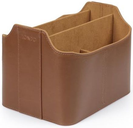 Londo - Leder Organisator - Lichtbruin - PU Leer - 4 Compartimenten