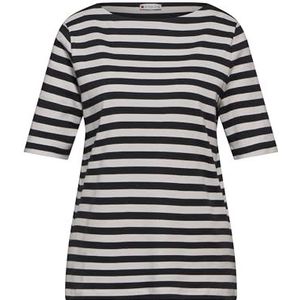 Gestreept shirt, zwart, 38