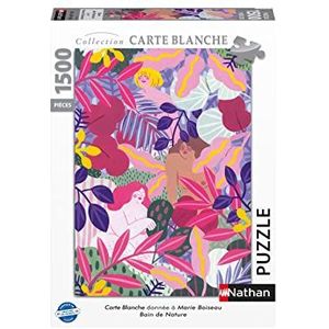 Nathan - Puzzel 1500 stukjes - Natuurbad - Marie Boiseau - Volwassenen en kinderen vanaf 14 jaar - Hoogwaardige puzzel - Collection Carte Blanche - 87361