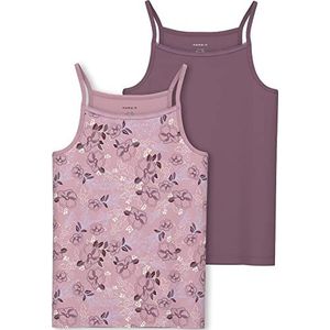 NAME IT NKFSTRAP TOP 2P Flowers NOOS onderbroek, Arctic Dusk, 158/164