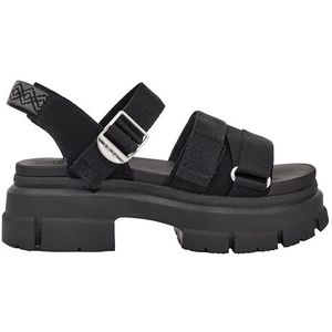 UGG Dames Ashton Slingback Slide Sandal, zwart, 7 UK, Zwart, 40 EU