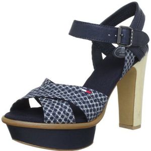 Hilfiger Denim HOLLY 4 EN56815252 Damessandalen, blauw Midnight 403, 40 EU