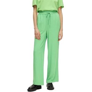 MAMALICIOUS Slfviva-Gulia Hw Long Linen Pant Noos Damesbroek, Absinthe Green, 36