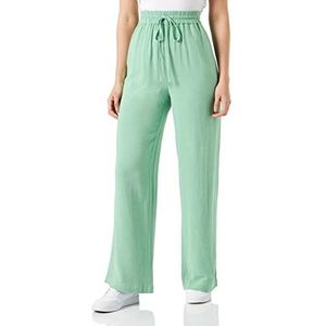 MAMALICIOUS Slfviva-Gulia Hw Long Linen Pant Noos Damesbroek, Absinthe Green, 36