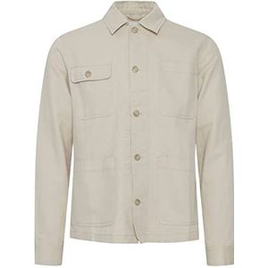 Casual Friday Heren CFJerslev 0050 Linen Mix Jacket Jacket, 135304/Light Sand, XL, 135304/Light Zand, XL