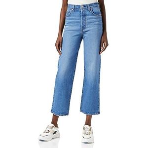 Levi's Ribcage Straight Ankle Jeans dames, JAZZ JIVE TOGETHER, 27W / 29L