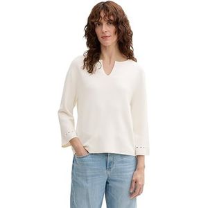Tom Tailor - 1045470 - Damestrui - Whisper White - Lange Mouwen