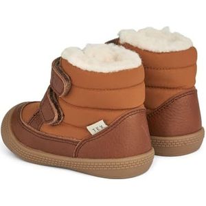 Wheat Daxi Kinderschoenen voor kinderen, uniseks, wol, Tex, babyleer, 50% textiel, ademend, waterdicht, 9002 cognac, 27 EU