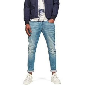 G-STAR Heren D-STAQ 3D Slim Jeans, Blauw (Lt Aged D05385-9118-424), 25W / 28L