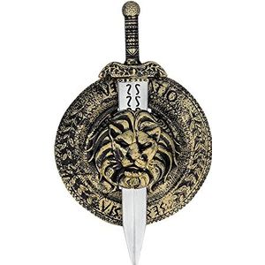 Boland - Kinderset zwaard en schild, ridder, prins, krijger, gladiator, kostuum accessoires voor carnaval en themafeest