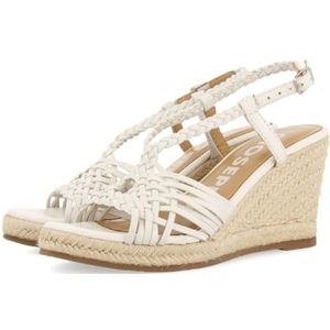 GIOSEPPO - Glide - Sandalen - Wit - Sleehak 8,5 cm