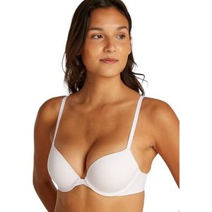 Calvin Klein - PUSH UP PLUNGE - Push-up-bh - Wit - Gewatteerd met Beugel