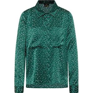 Colina Damesblouse 31220264-CO02, groen gestippeld, XS, Groen gestippeld, XS