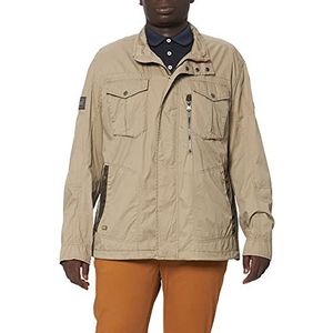 camel active Lichte katoenen jas voor heren, olijfgroen, 35 EU