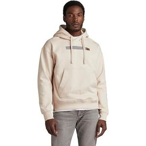 G-STAR RAW Flight Deck Loose Hooded Sweat, Beige (Whitebait D24373-d557-1603), XS