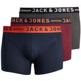 JACK & JONES Herenondergoed, bordeaux, 3XL