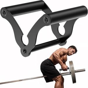 Lewufe Landmine Handvat V-Bar Rij Bevestiging voor 1"" of 2"" lange halterstang - Landmine Bevestigingen Platform voor krachttraining, geschikt voor 2"" Olympische Bars krachttraining bars met antislip