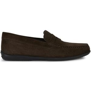 Geox - U ASCANIO C - Moccasin - Donkerbruin