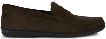 Geox - U ASCANIO C - Moccasin - Donkerbruin