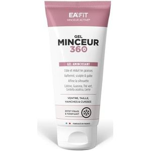 AFSLANKGEL 360 200 ml | Fris en verstevigend effect | Toepassing Buik | Taille | Heupen | Dijen | EAFIT Frans merk