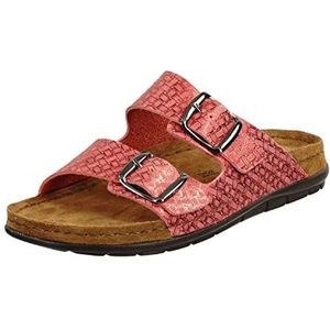 Rohde Rodigo klassieke sandalen voor dames, zomerschoenen, slippers, lederen voetbed, Kiss 41, 37 EU