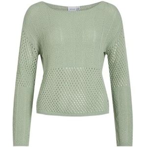 Viefine Boatneck L/S Knit Top, Silt Green., XS